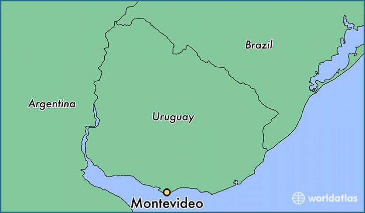 Montevideo Uruguay haritası 