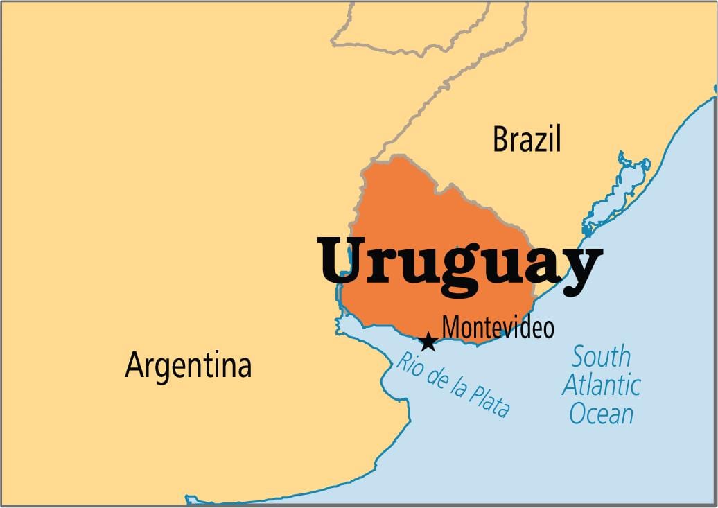 Uruguay başkenti göster