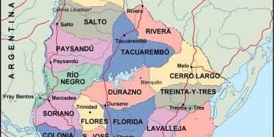 Maldonado Uruguay haritası 