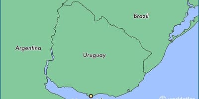 Montevideo Uruguay haritası 